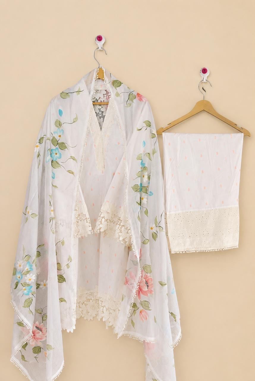 Semi stitched farshi suit