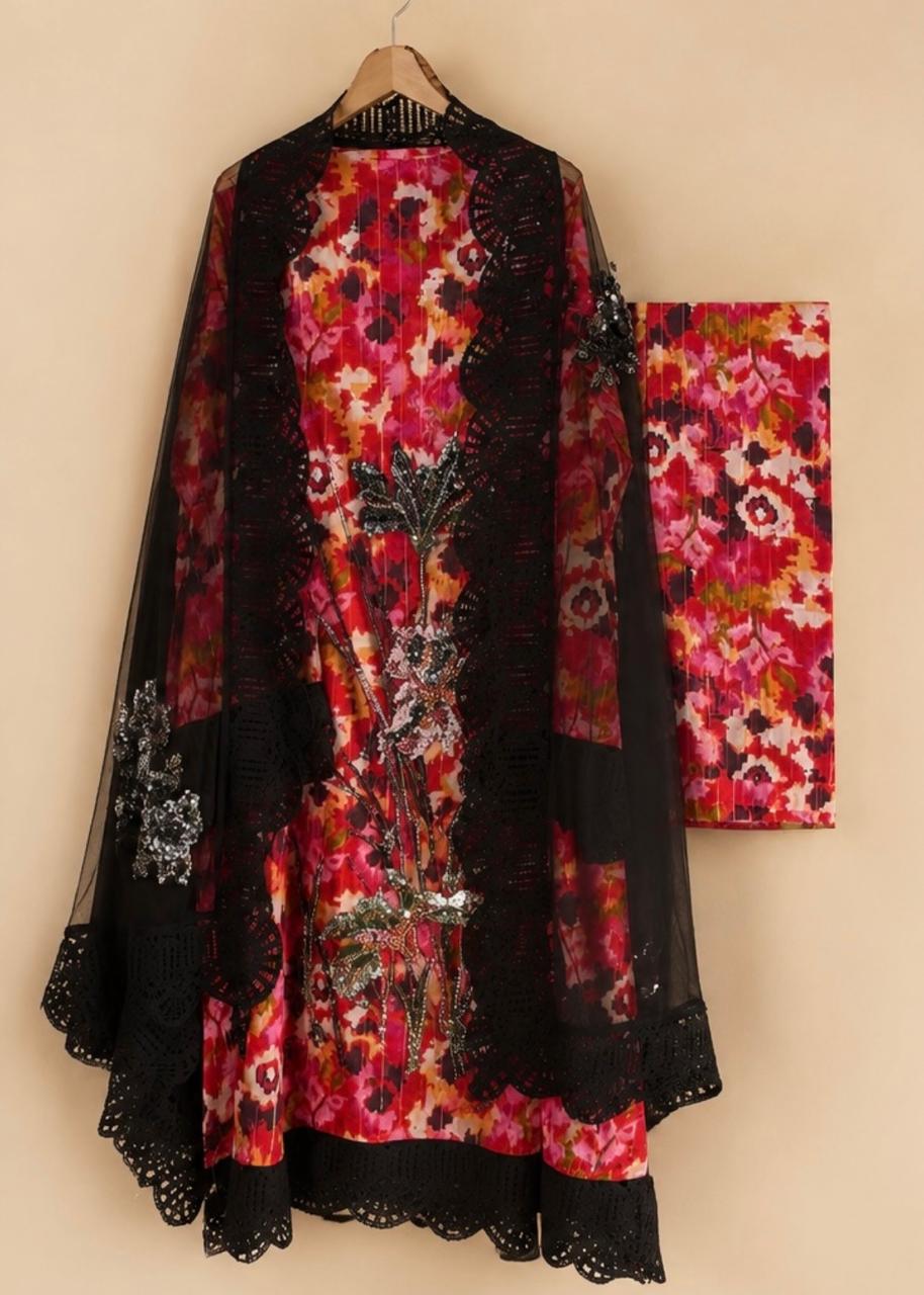 Semi Stitched Anarkali